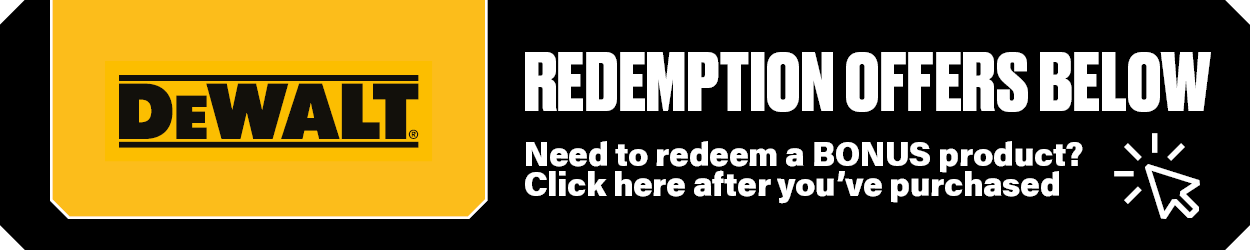 Website Redemptions LP Banner - DeWALT2